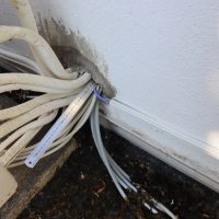 Leckortung Mauer Durchbruch nicht abgedichtet